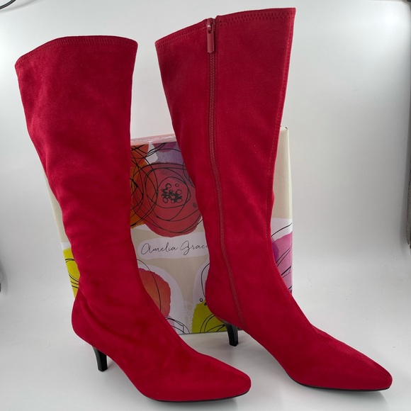 Amelia Grace Shoes Nwt Amelia Grace Scarlet Red Nally